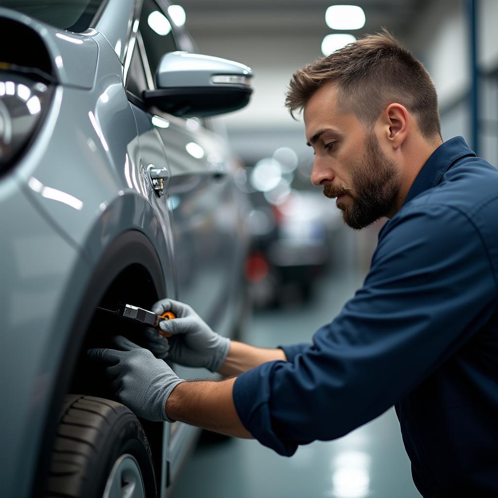 Car body damage assessment in Acton