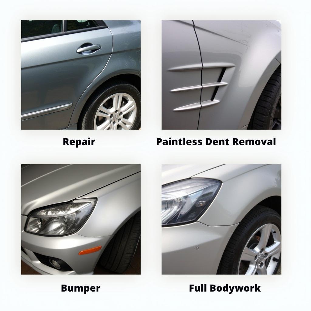 Range of car body repair services available in Acton