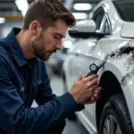 Assessing car body damage for repair