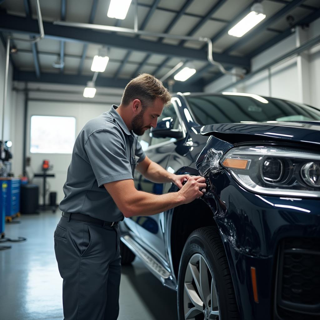 Car body repair shop in Atherton