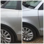 Car body repair before and after in Baldock