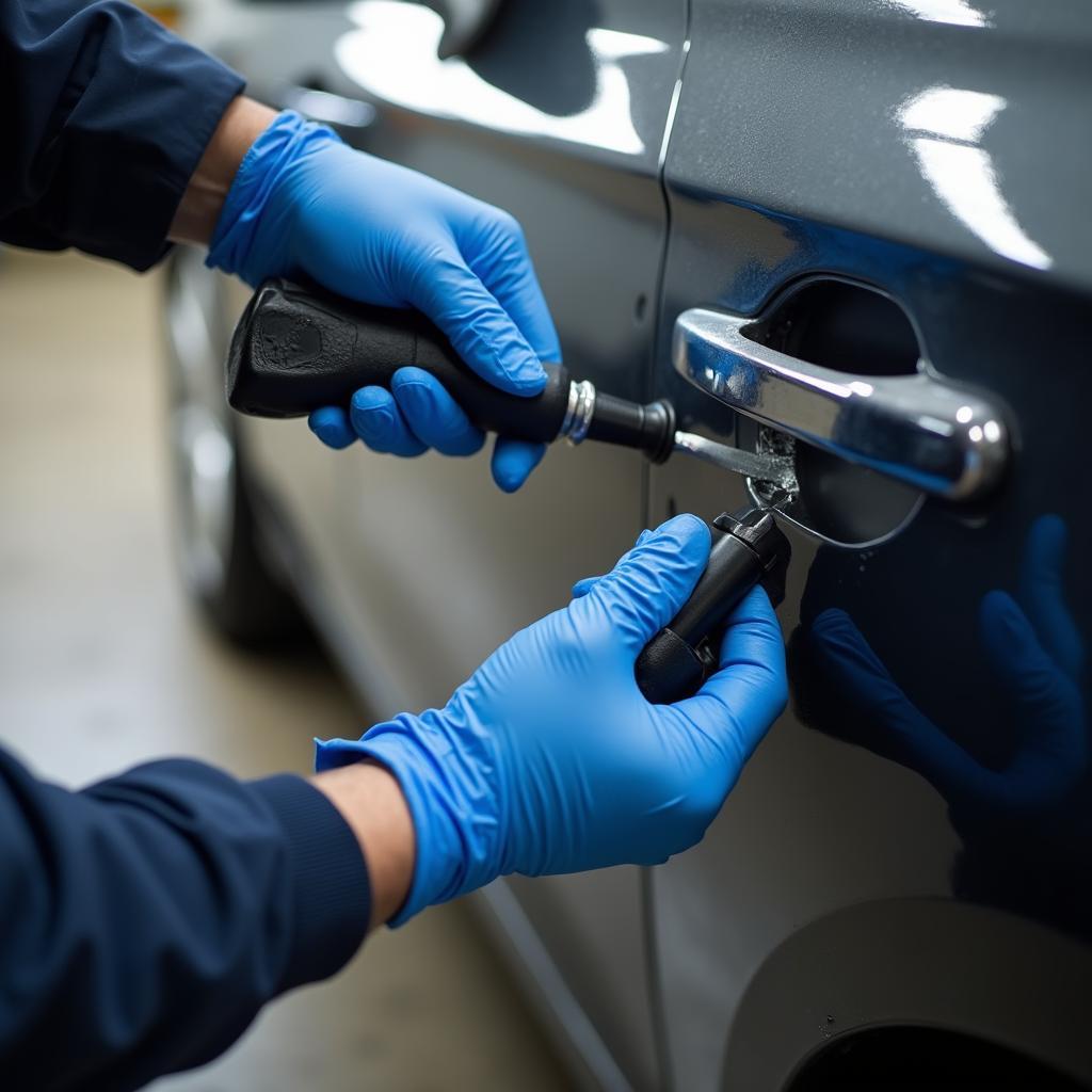 Car dent removal in Chadderton