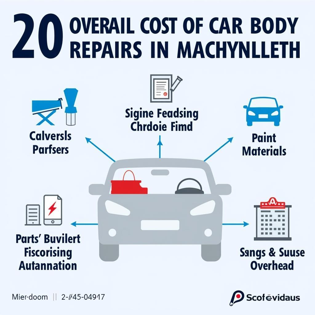 Factors affecting the cost of car body repairs in Machynlleth, including the extent of damage, type of vehicle, and chosen repair shop.