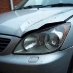 Car with body damage in Dalton in Furness