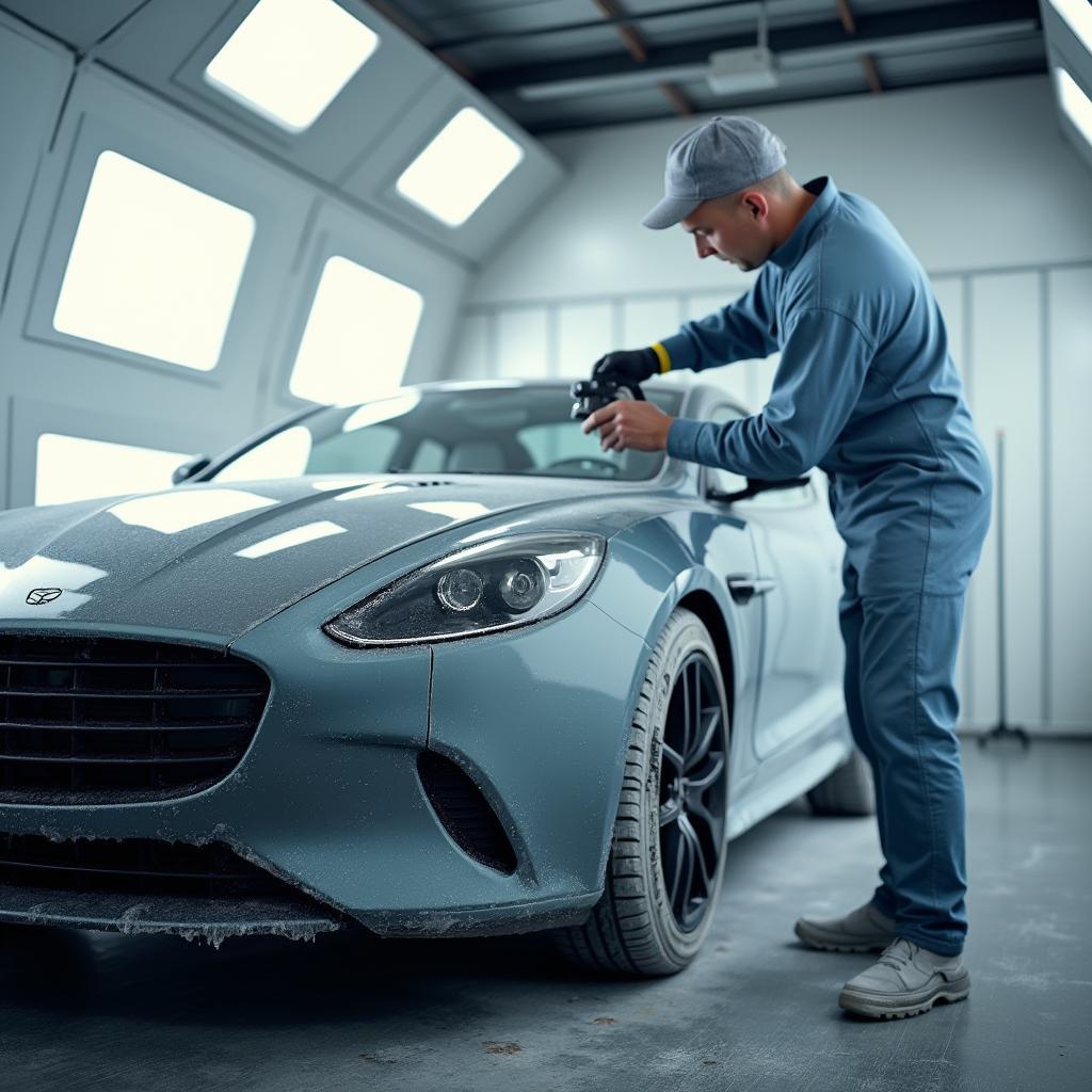 Professional car painting in Derby