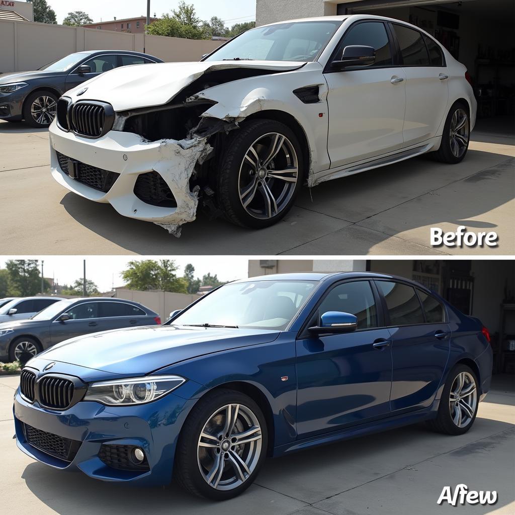 Car Body Repair Doha Before and After