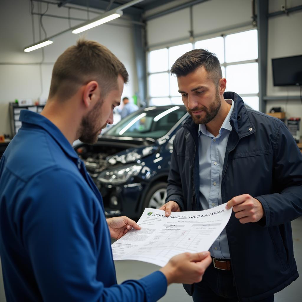 Getting a Car Body Repair Estimate