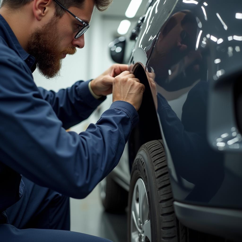  Getting a car body repair estimate in Nottingham 