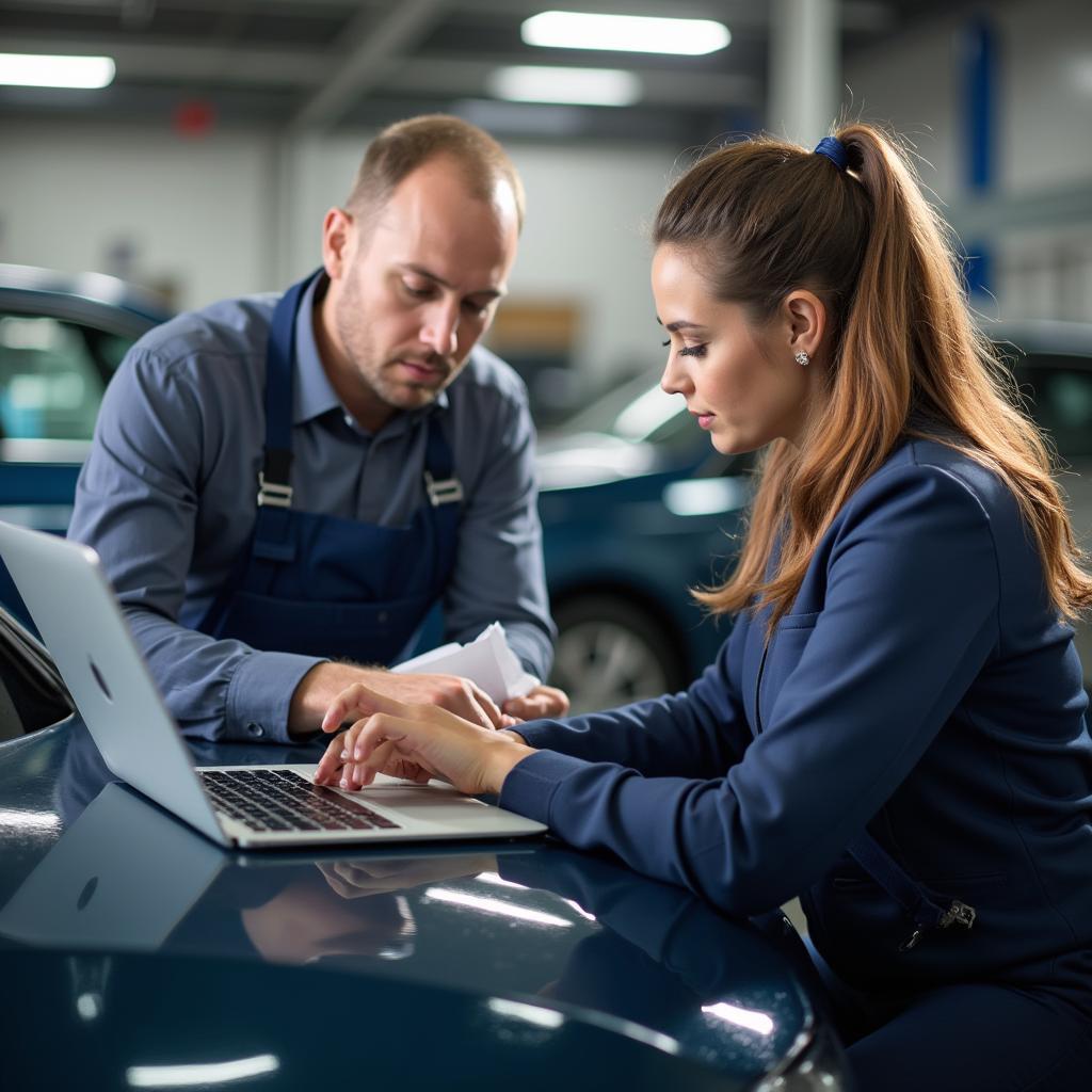 Car body repair shop in High Wycombe handling insurance claims