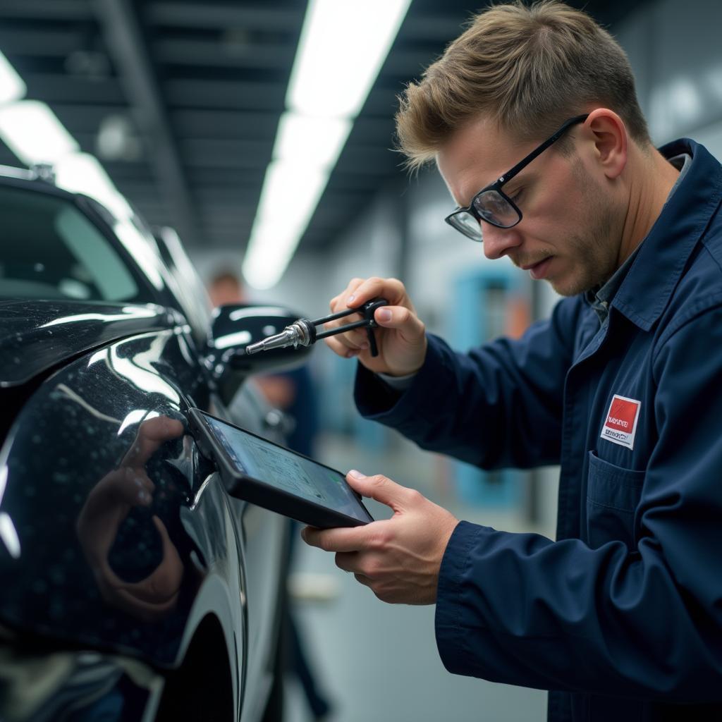 Car Body Repair Assessment in Llandudno