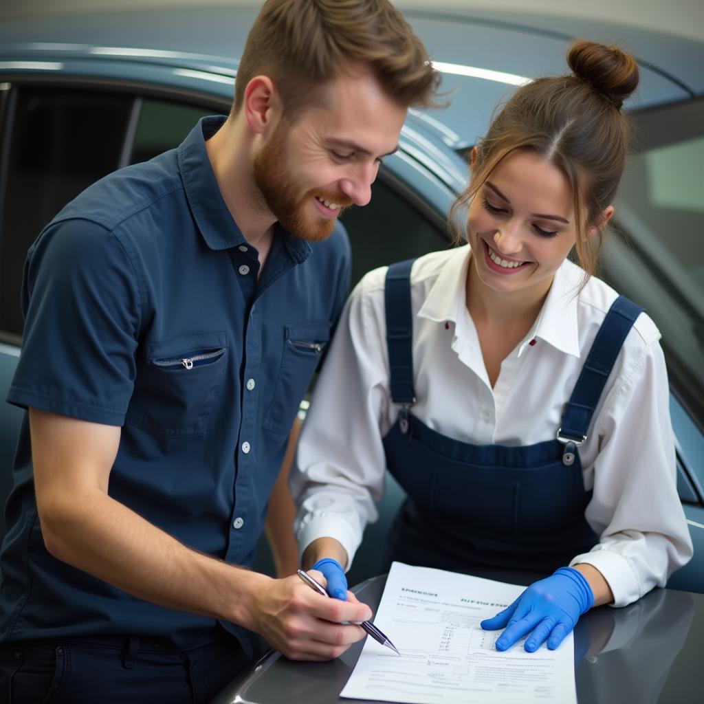 Getting a Car Body Repair Estimate in London W4