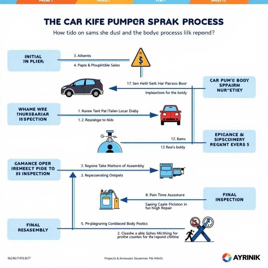 Car body repair process in Cerrig