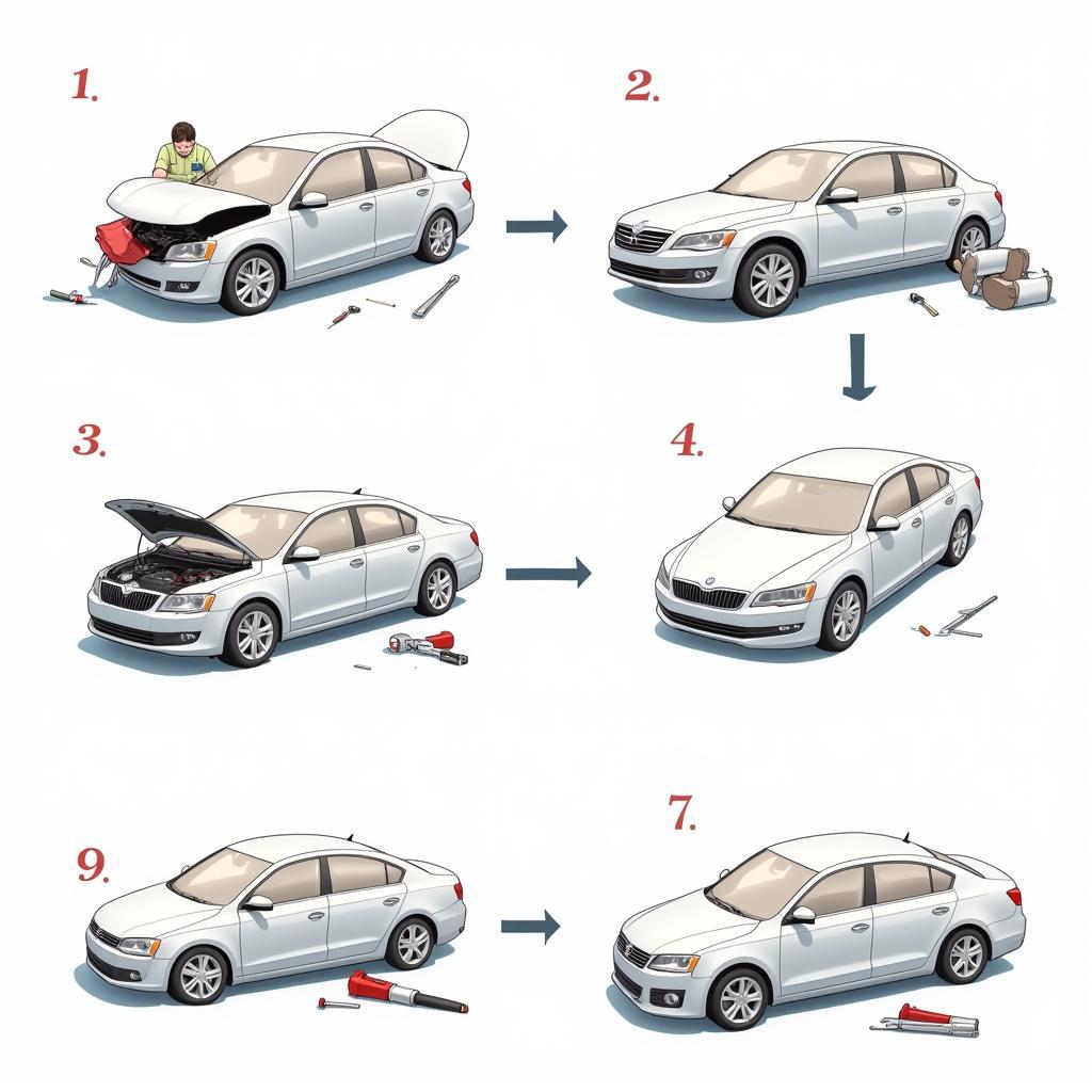 Car Body Repair Process in High Wycombe