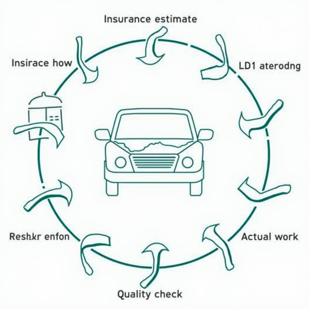 Car Body Repair Process Stages