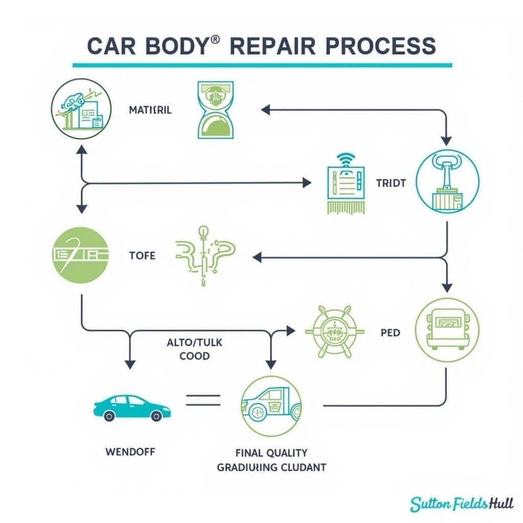 Car Body Repair Process in Sutton Fields Hull