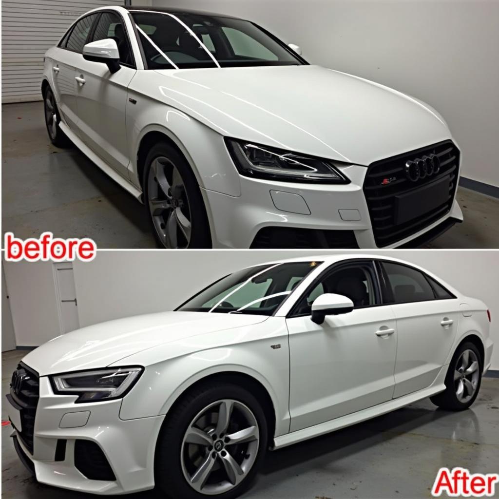 Before & After Car Body Repair in Sandyford