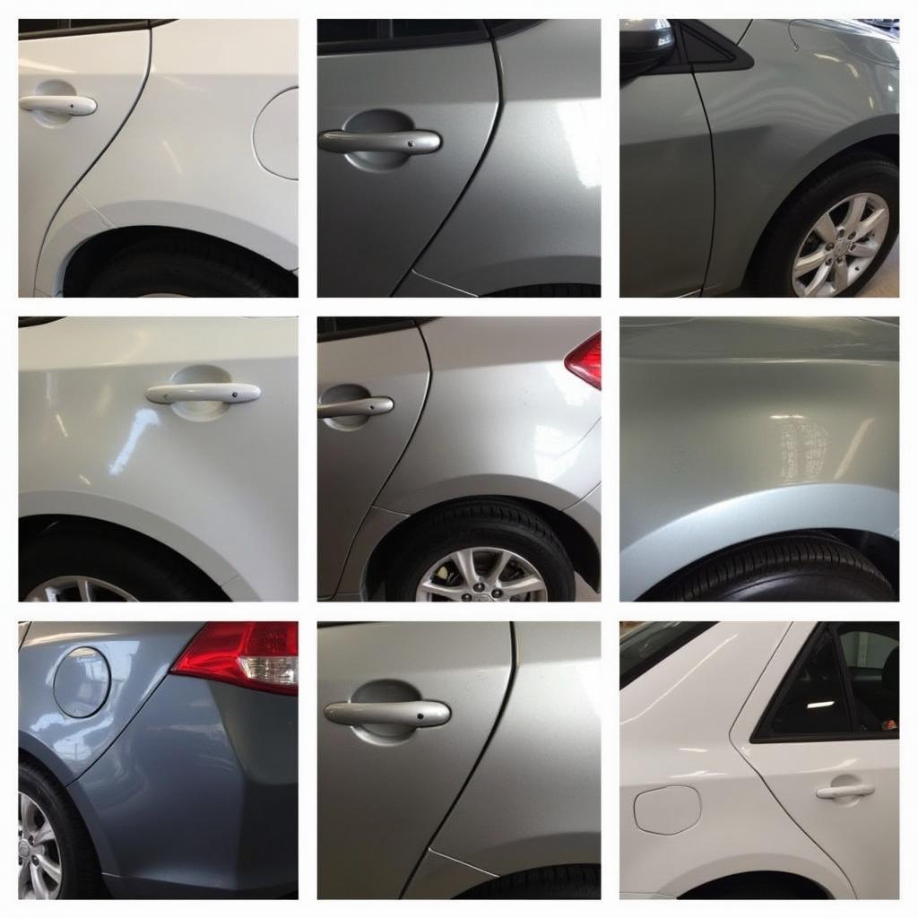 Various car body repair services offered in a Halstead Gosfield shop.