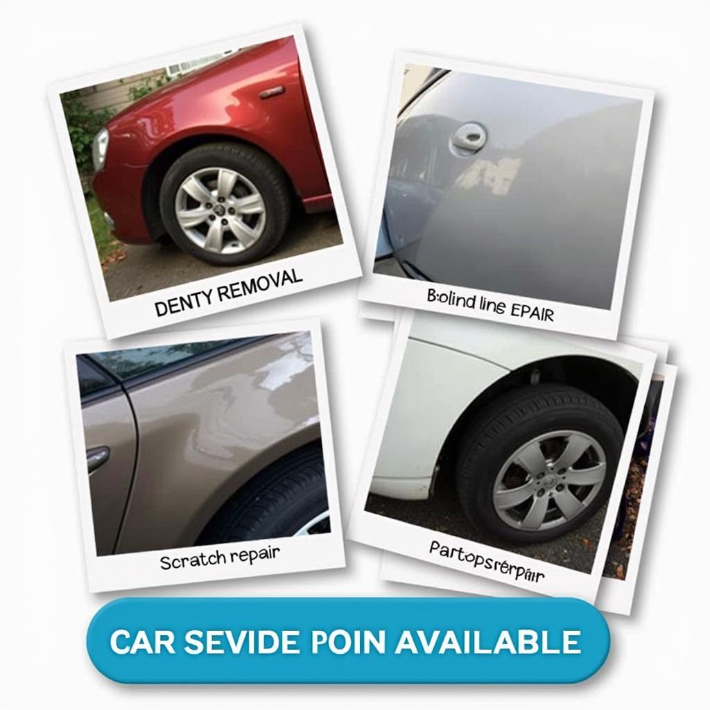 Various car body repair services offered in Tameside