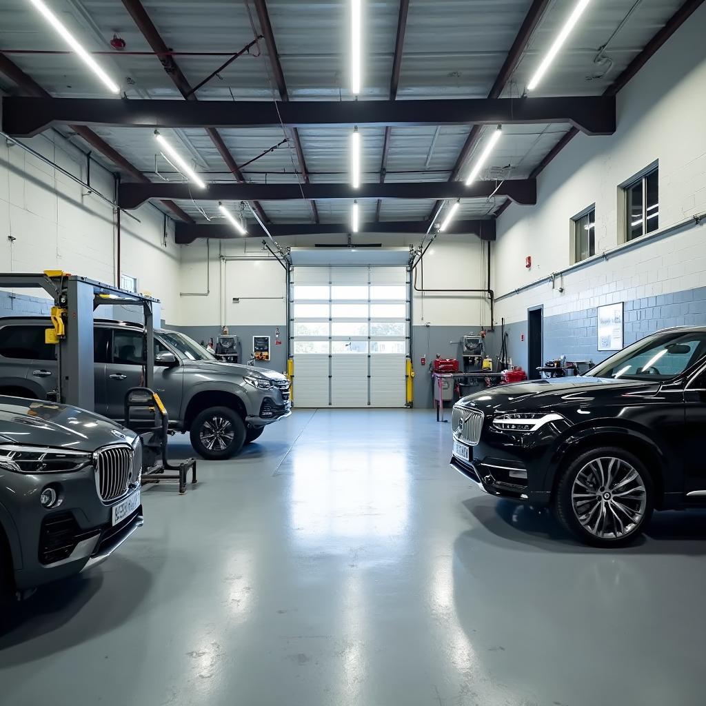 Modern car body repair shop in Bishop Auckland