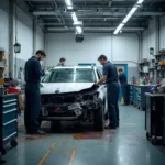 Car body repair shop in Blackpole, Worcester