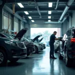 Modern Car Body Repair Shop Near Dunnings Bridge Road