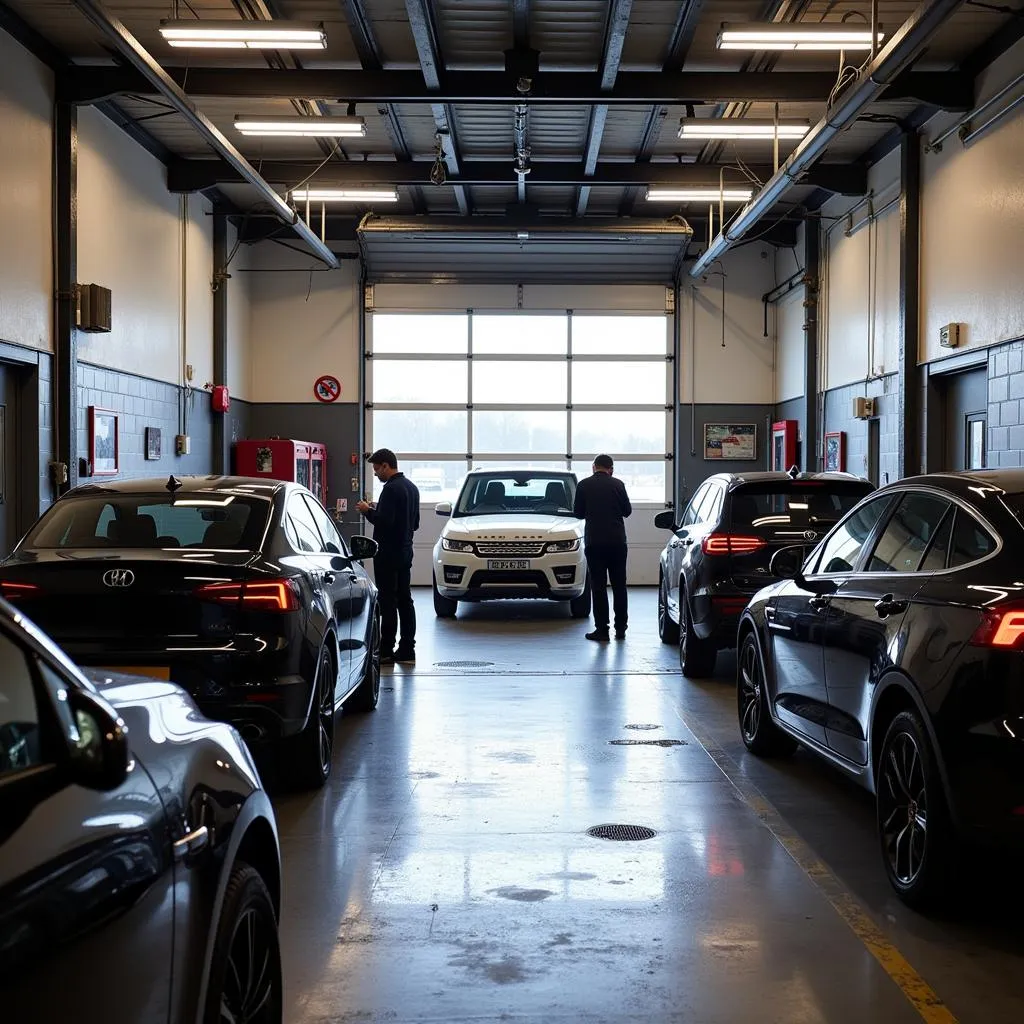 Car body repair shop in Edinburgh