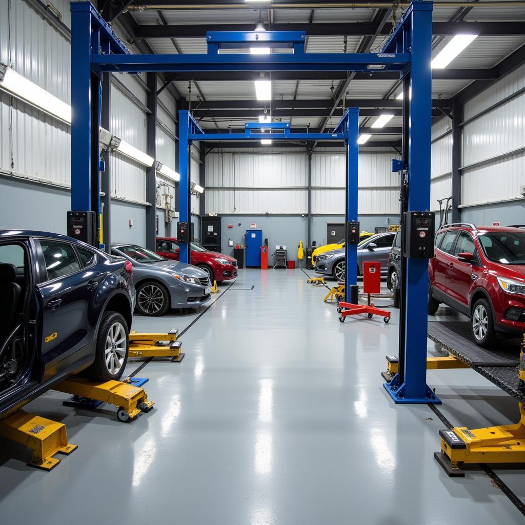 Car Body Repair Shop Loughborough Equipment