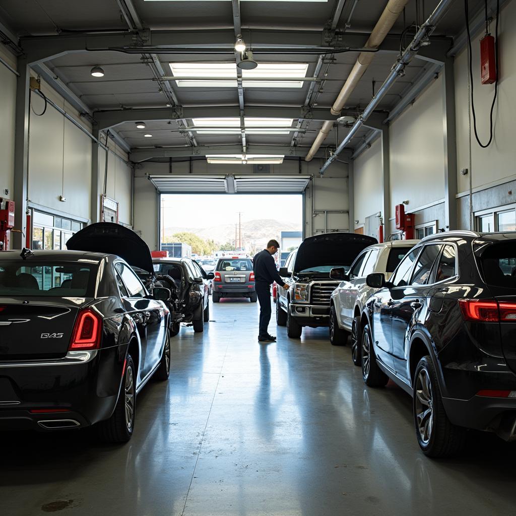 Car repair shop in Morley