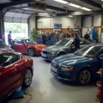 Car body repair shop in Pangbourne