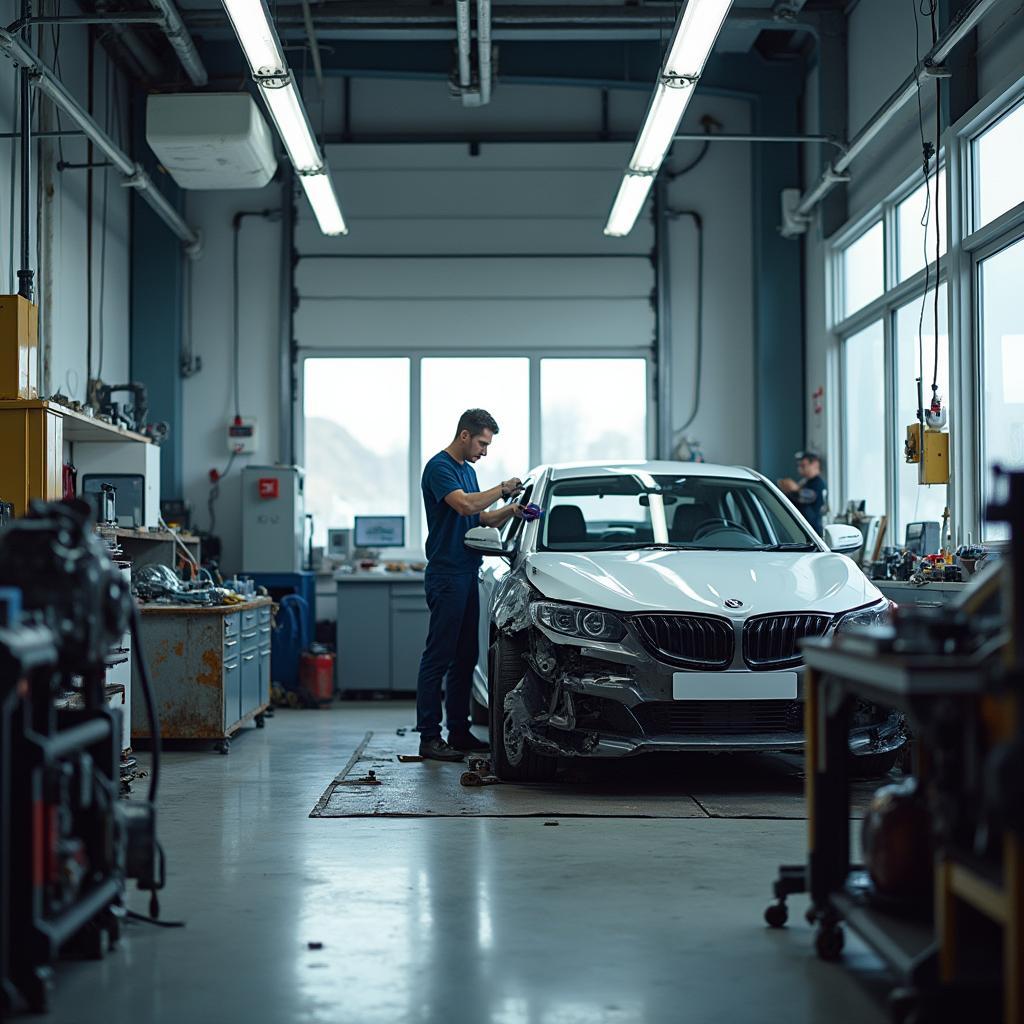 Modern Car Body Repair Shop in Scotland