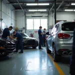 Car body repair shop located in St James Park