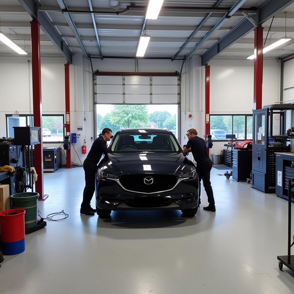 Modern Car Body Repair Shop in Wells Somerset