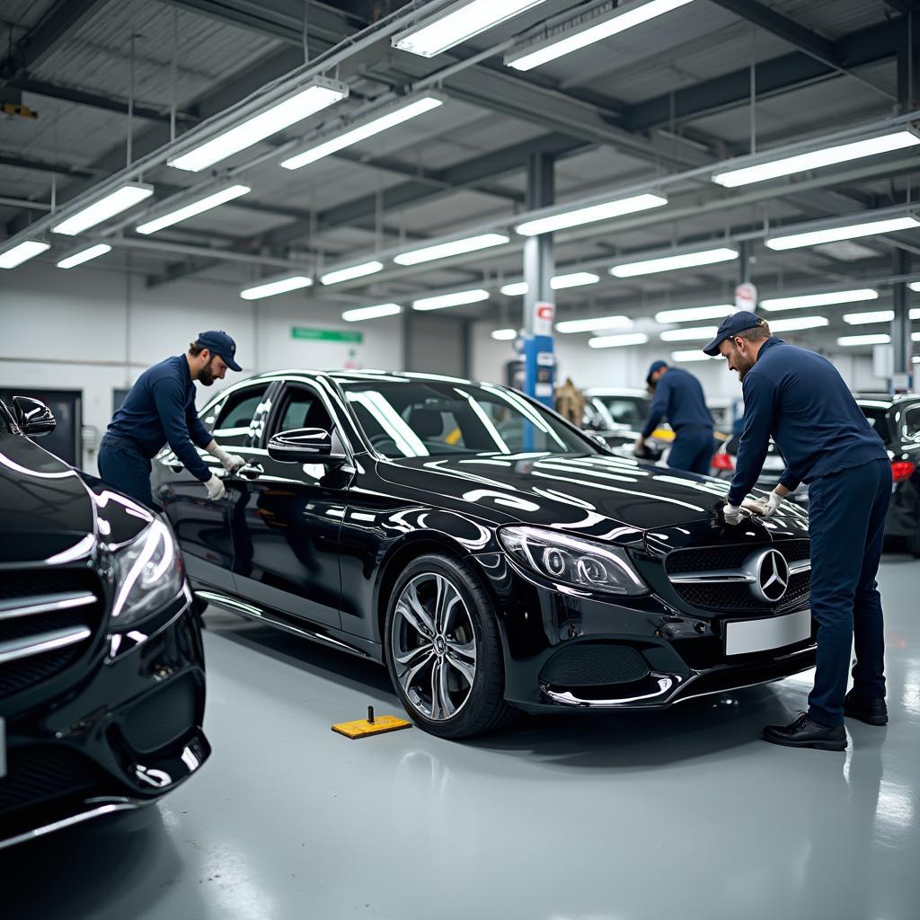 Car body repair shop in Wigan