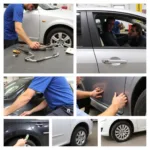 Different car body repair techniques used in Easterhouse workshops