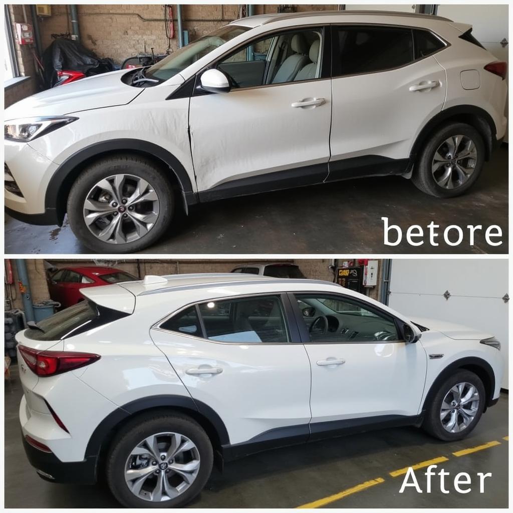 Car Body Repair Tyrone Before and After