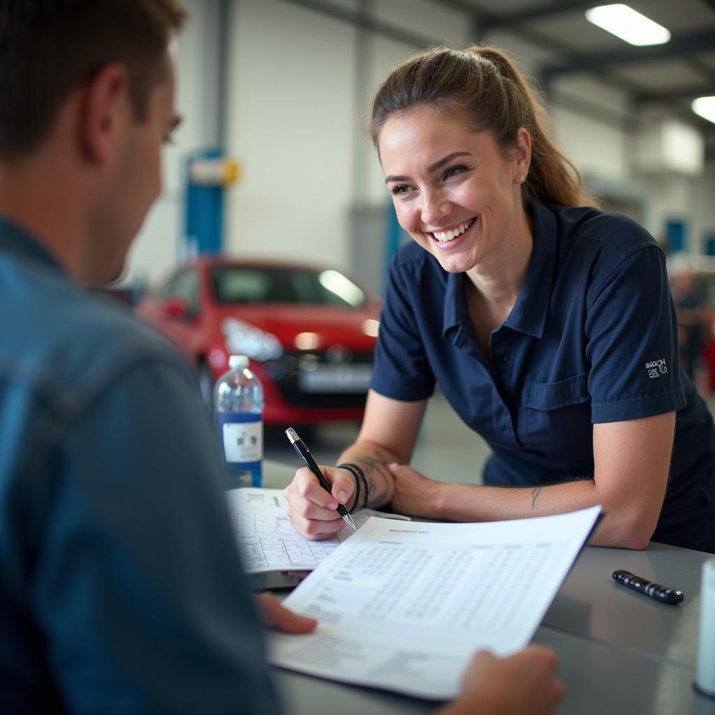 Car body repair Uckfield customer service 