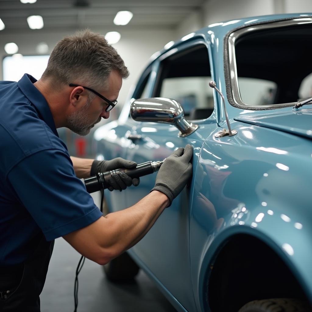 Car body repair Wells dent removal techniques