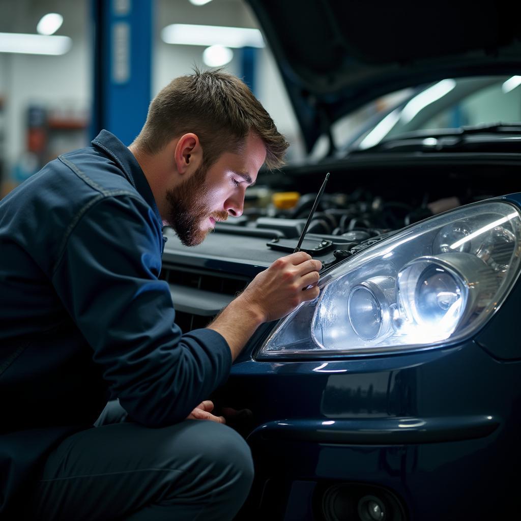 Final Inspection After Car Body Repair in Widnes