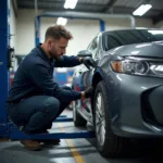 Car body repair in Witney garage