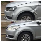 Before and After Car Body Repair in Yetminster