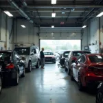 Car body repair shop located on Bolton Road in Blackburn