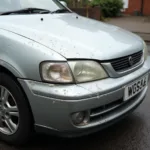 Car body damage in Stapleford