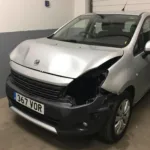 Car bodywork damage in Bradford