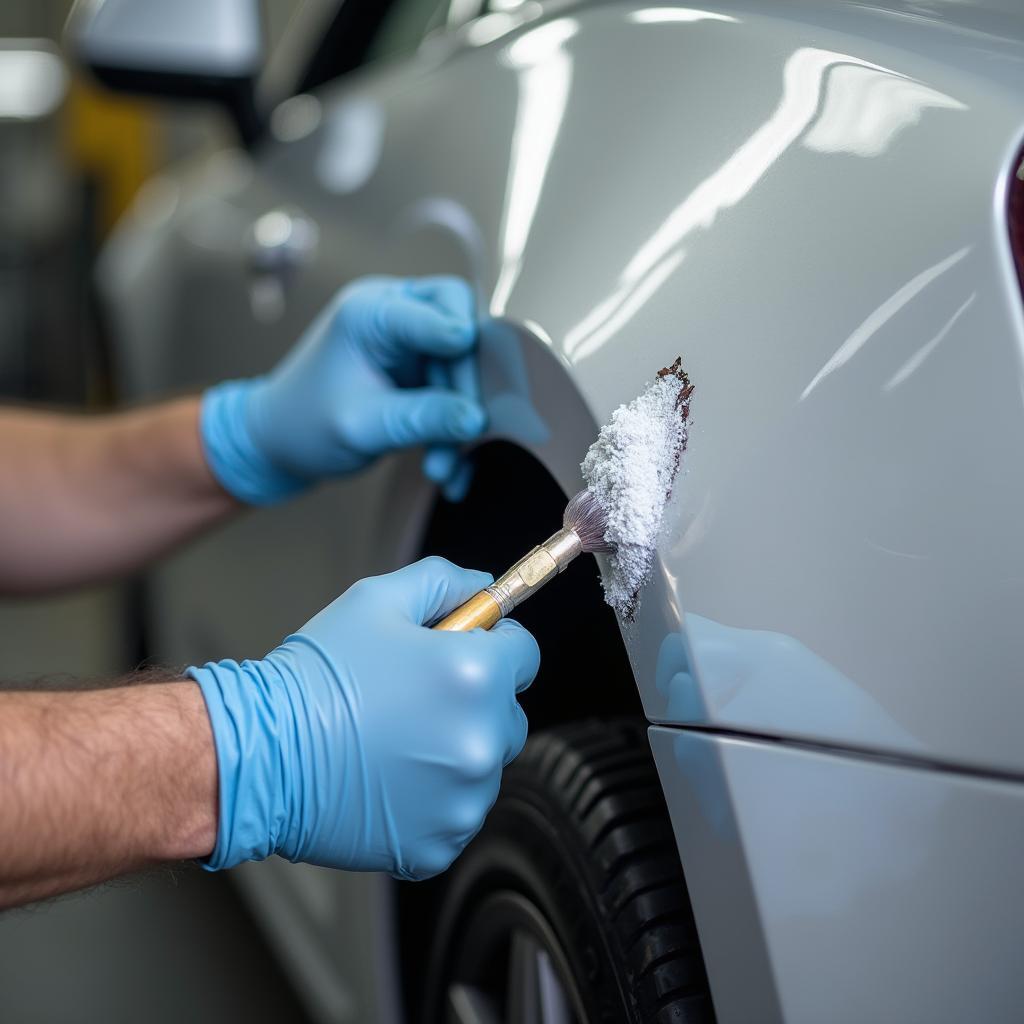 Car bodywork repair Colchester - final paint touch-ups