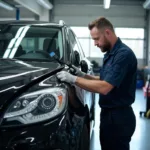 Car bodywork repair shop in Bradford