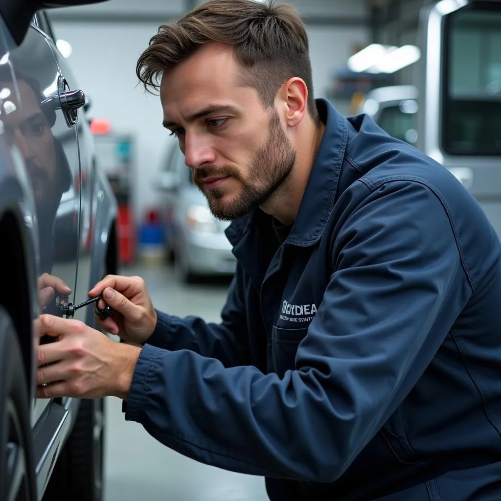 Experienced car bodywork repair technician in Selby