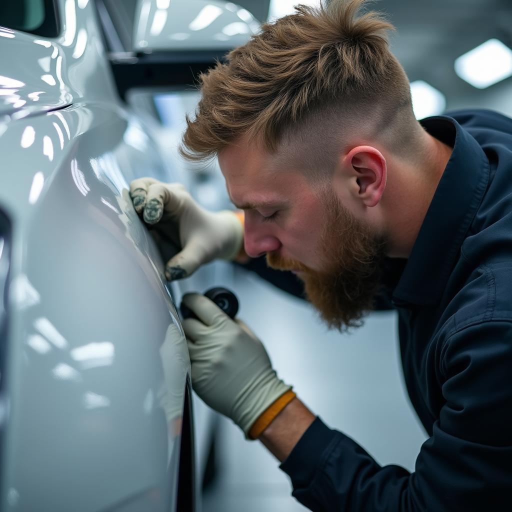 Skilled car bodywork technician in Dorset