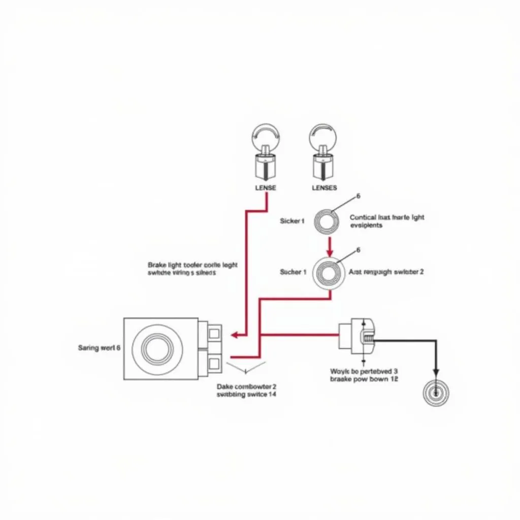 Car Brake Light System Diagram