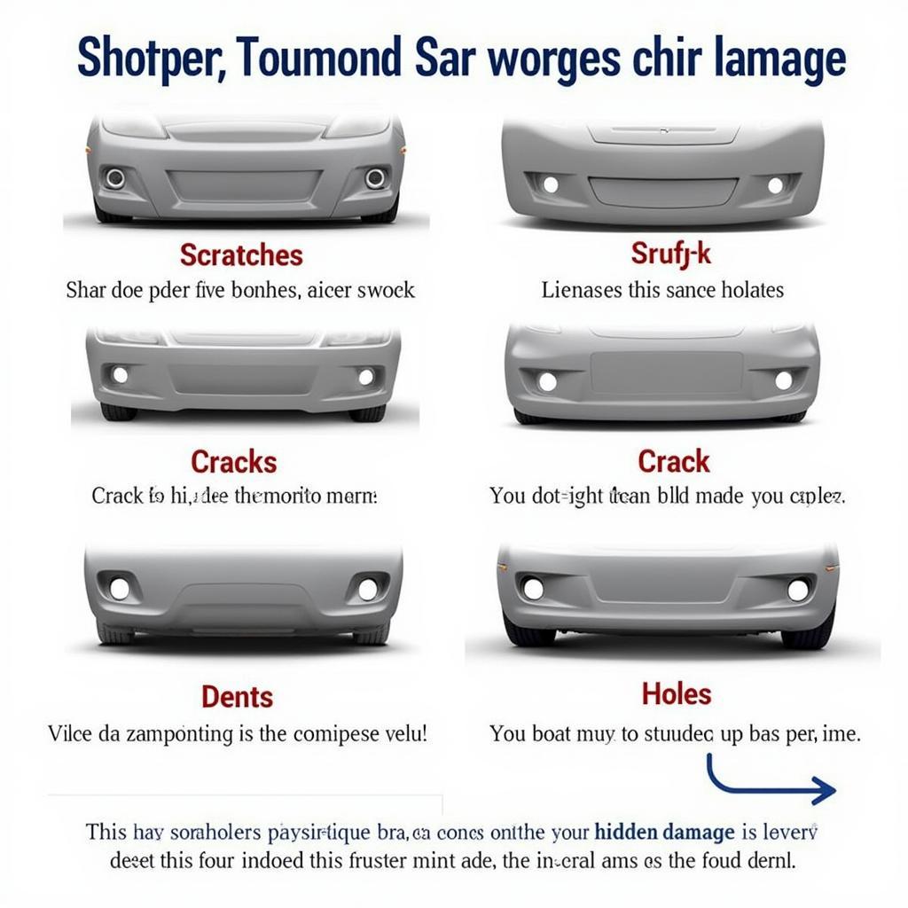 Types of Car Bumper Cover Damage