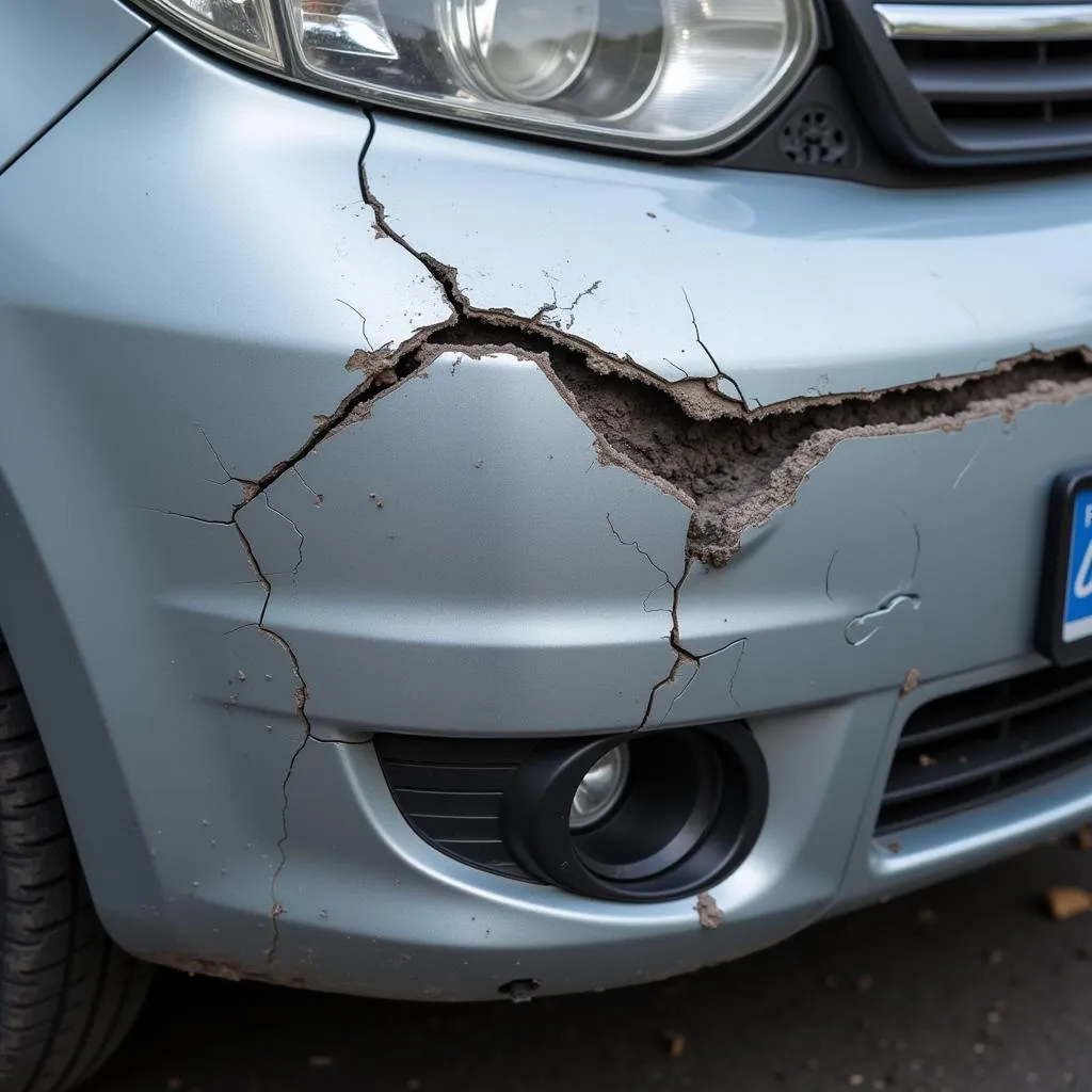 Assessing Car Bumper Crack